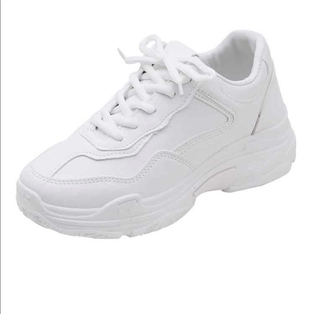 Chunky White Sneakers